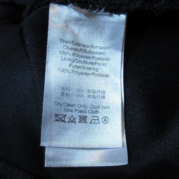 DKNY Black Sheath Lace Dress Size 6 - Picture 7 of 8